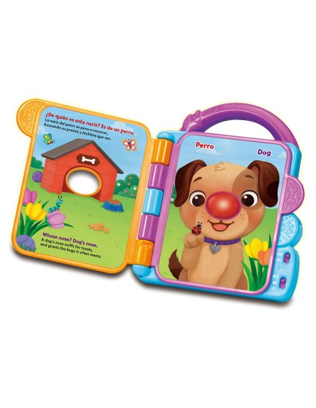 Libro Bilingüe ¿De quién será esta nariz? 80-620747 LEAP FROG