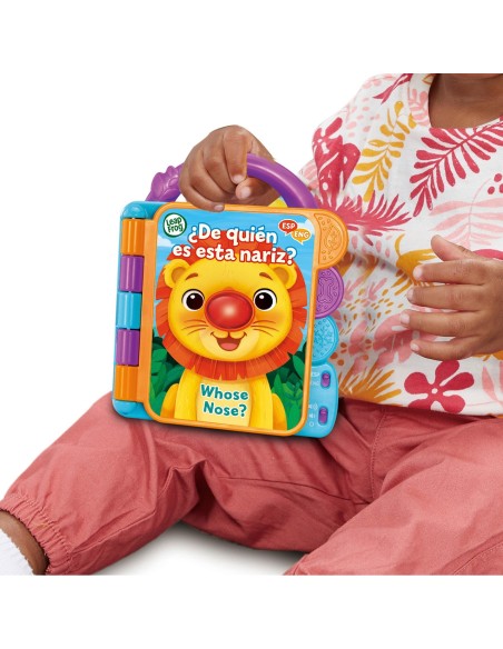 Libro Bilingüe ¿De quién será esta nariz? 80-620747 LEAP FROG