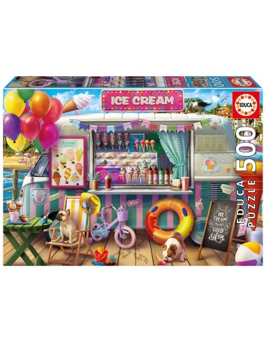 Puzzle 500 piezas Furgoneta de Helados 20546 EDUCA