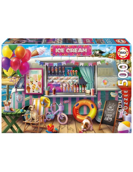Puzzle 500 piezas Furgoneta de Helados 20546 EDUCA