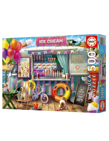 Puzzle 500 piezas Furgoneta de Helados 20546 EDUCA