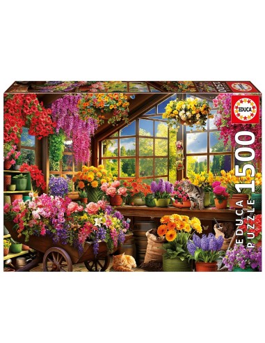 Puzzle 1500 Cabaña de jardín 20567 EDUCA