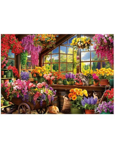 Puzzle 1500 Cabaña de jardín 20567 EDUCA