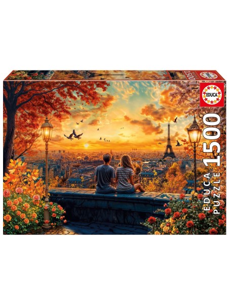 Puzzle 1500 Enamorados en París 20569 EDUCA