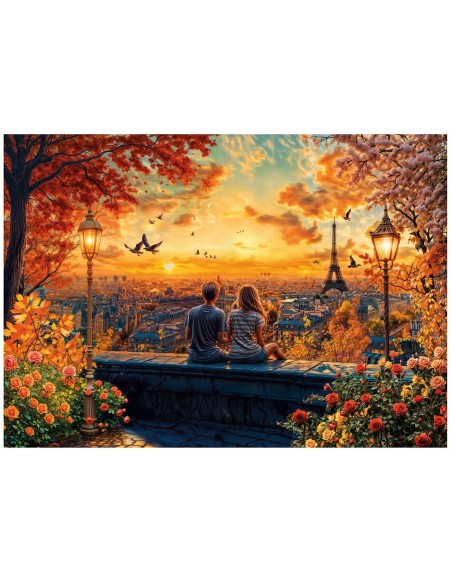Puzzle 1500 Enamorados en París 20569 EDUCA