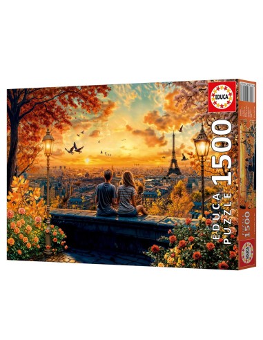 Puzzle 1500 Enamorados en París 20569 EDUCA