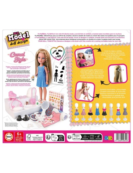 My Model Doll Design Casual Refresh 20652 EDUCA