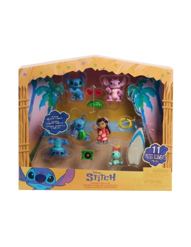 Set 6 figuras coleccionables Stitch 46112 DISNEY JUST PLAY