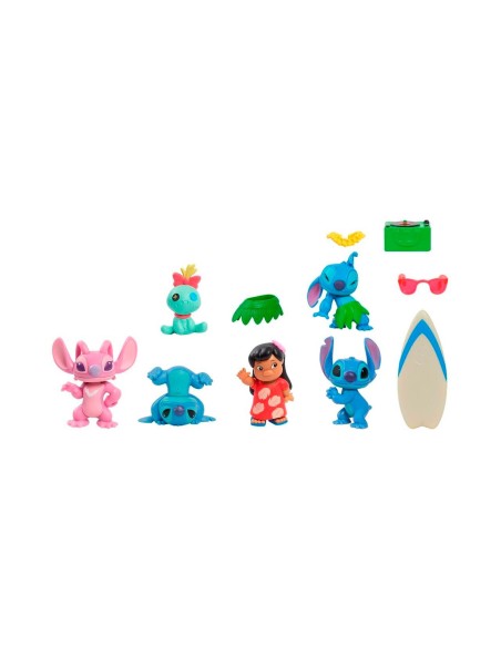 Set 6 figuras coleccionables Stitch 46112 DISNEY JUST PLAY