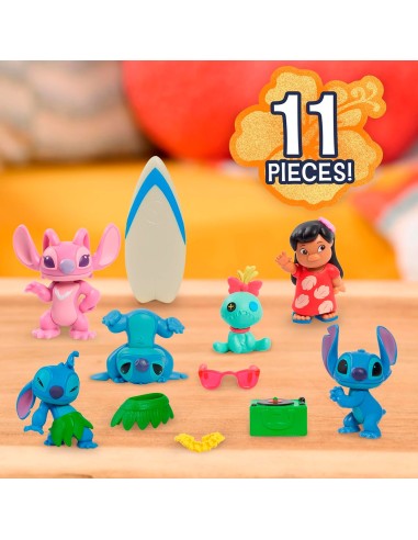 Set 6 figuras coleccionables Stitch 46112 DISNEY JUST PLAY