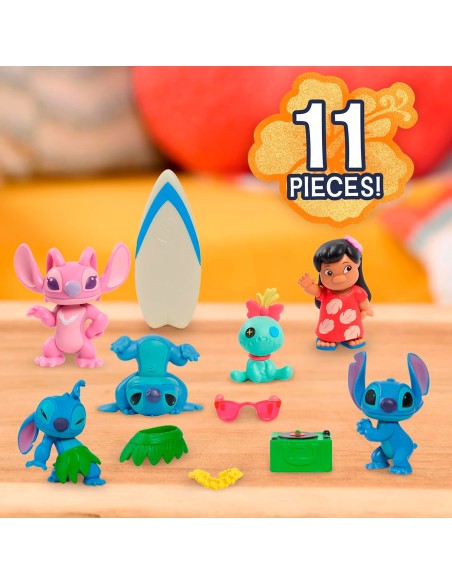 Set 6 figuras coleccionables Stitch 46112 DISNEY JUST PLAY