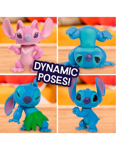 Set 6 figuras coleccionables Stitch 46112 DISNEY JUST PLAY