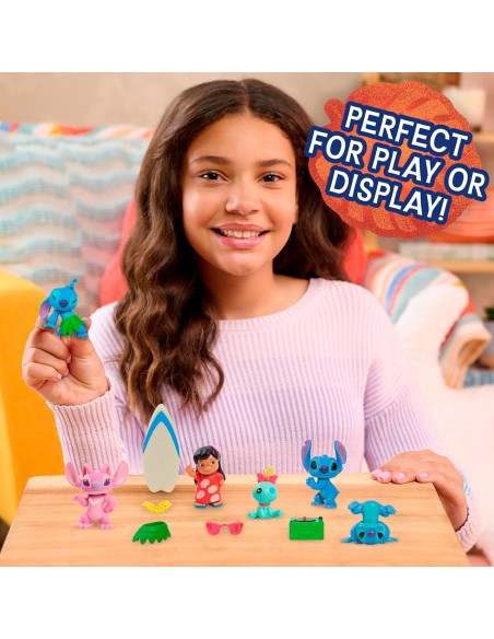 Set 6 figuras coleccionables Stitch 46112 DISNEY JUST PLAY