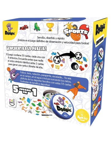 Dobble Sports DOBSPO07ES ASMODEE
