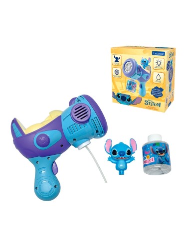 Pistola de burbujas Stitch PRB30D STITCH LEXIBOOK