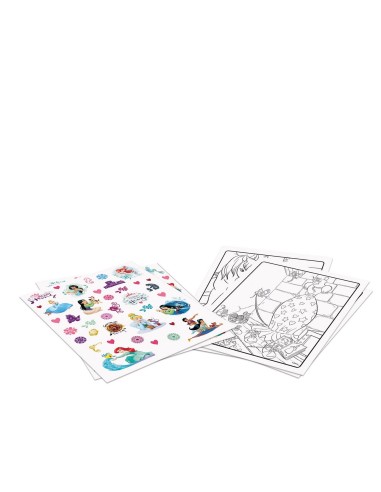 Libro para Colorear y Stickers 04-0202 DINEY PRINCESS CRAYOLA