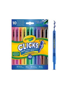 10 Rotuladores Clicks Colores Clásicos 58-8379 CRAYOLA