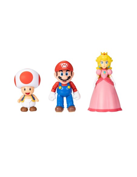 Pack 3 figuras 10 cm 420074 SUPER MARIO JAKKS PACIFIC
