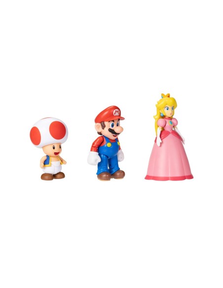 Pack 3 figuras 10 cm 420074 SUPER MARIO JAKKS PACIFIC