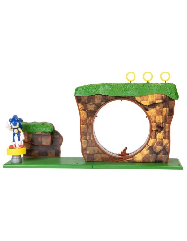 Pllayset colina verde con figura Sonic 403934-RF2 SONIC JAKKS PACIFIC