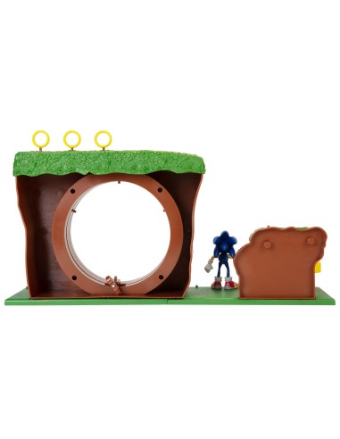 Pllayset colina verde con figura Sonic 403934-RF2 SONIC JAKKS PACIFIC