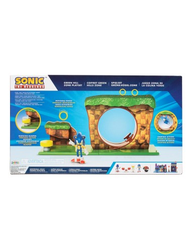 Pllayset colina verde con figura Sonic 403934-RF2 SONIC JAKKS PACIFIC