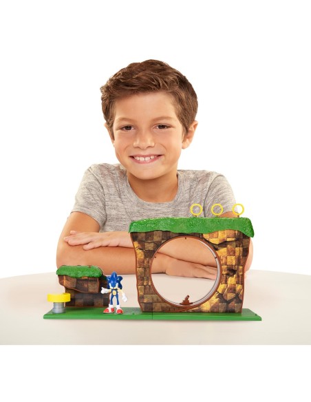 Pllayset colina verde con figura Sonic 403934-RF2 SONIC JAKKS PACIFIC