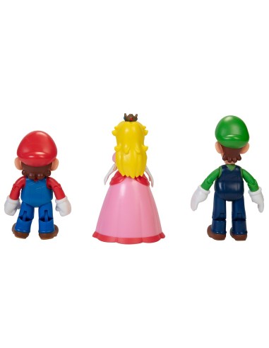 Pack 3 figuras 10 cm Reino Champiñón 64511-4L SUPER MARIO JAKKS PACIFIC