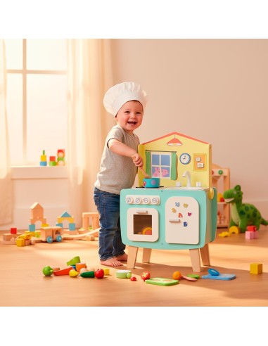 Cocina de madera 913D00074 PEPPA PIG DEQUBE
