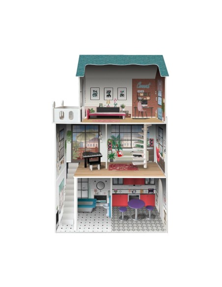 casa de madera 3 pisos 913D00181 DEQUBE