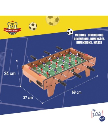 Futbolín madera de sobremesa 7322035 TACHAN