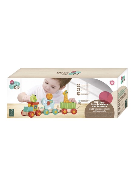 tren de animales madera fsc tachan 795T00842 TACHAN