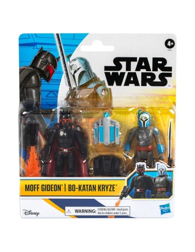 Pack 2 figuras Moff Gideon y Bo-Katan Kryze F9376 STAR WARS HASBRO