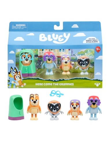 Pack 4 Figuras Abuelitas 18917 BLUEY MOOSE