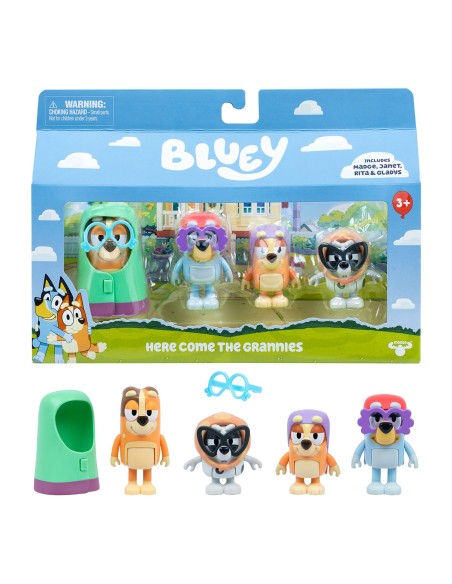 Pack 4 Figuras Abuelitas 18917 BLUEY MOOSE