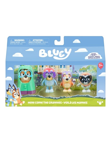 Pack 4 Figuras Abuelitas 18917 BLUEY MOOSE