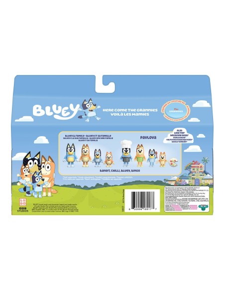 Pack 4 Figuras Abuelitas 18917 BLUEY MOOSE