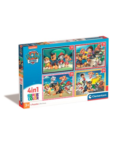 Puzzle Progresivo 4 en 1 Patrulla Canina 21513 | PAW PATROL CLEMENTONI ...