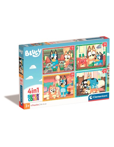 Puzzle Progresivo 4 en 1 Bluey 21530 BLUEY CLEMENTONI