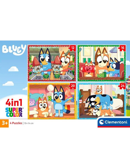Puzzle Progresivo 4 en 1 Bluey 21530 BLUEY CLEMENTONI