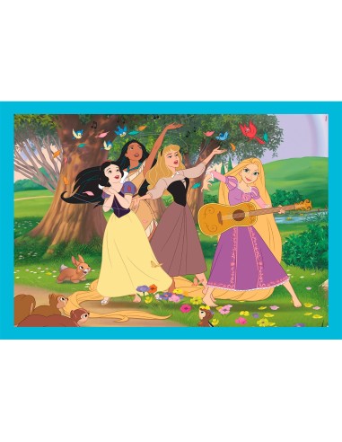 Puzzle Progresivo 4 en 1 Princesas Disney 21746 | DISNEY CLEMENTONI ...