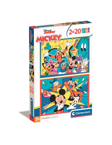Puzzle 2x20 Mickey 24791 DISNEY CLEMENTONI