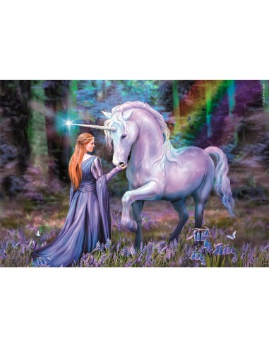 Puzzle 1500 piezas Anne Stokes Bluebell Wood 31735 CLEMENTONI
