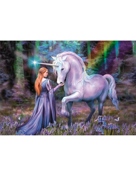 Puzzle 1500 piezas Anne Stokes Bluebell Wood 31735 CLEMENTONI