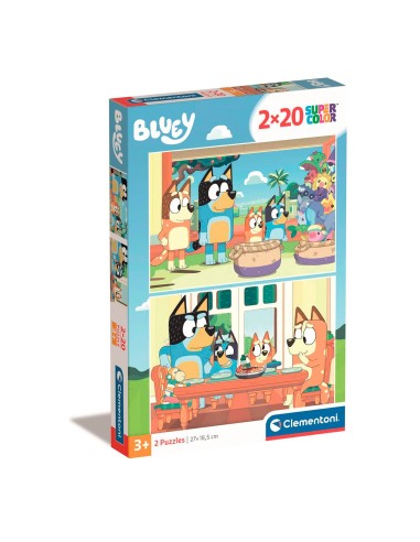 Puzzle 2x20 Bluey 24807 BLUEY CLEMENTONI