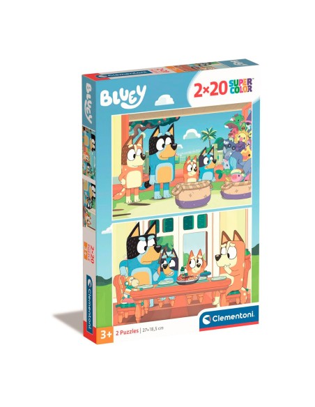 Puzzle 2x20 Bluey 24807 BLUEY CLEMENTONI