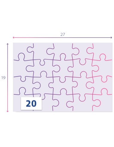 Puzzle 2x20 Bluey 24807 BLUEY CLEMENTONI