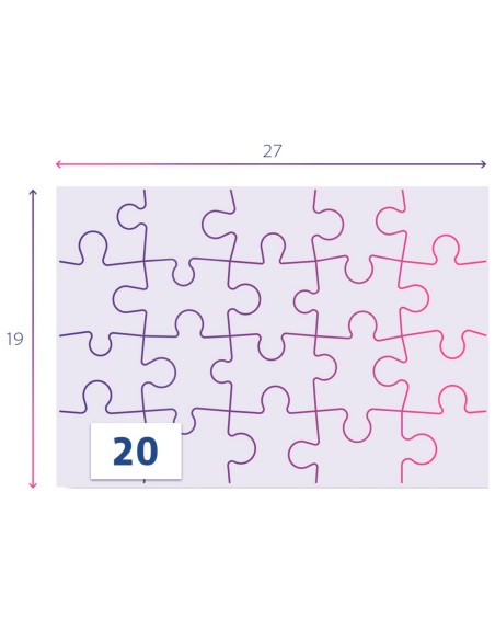 Puzzle 2x20 Bluey 24807 BLUEY CLEMENTONI