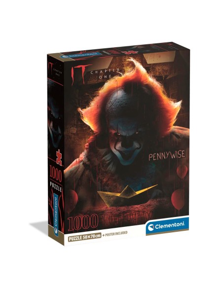 Puzzle 1000 piezas Horror Movies - It 37097 CLEMENTONI