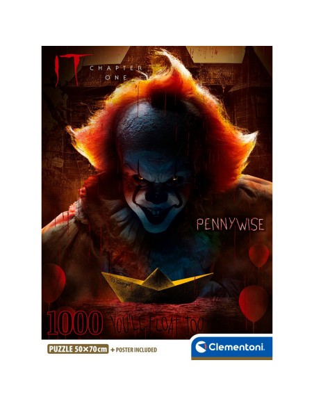 Puzzle 1000 piezas Horror Movies - It 37097 CLEMENTONI